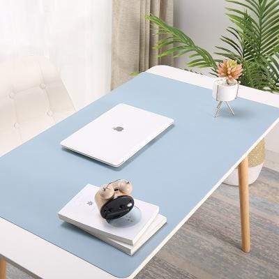 Tapis de Bureau en Cuir PU | Protection et Style pour Espace de Travail