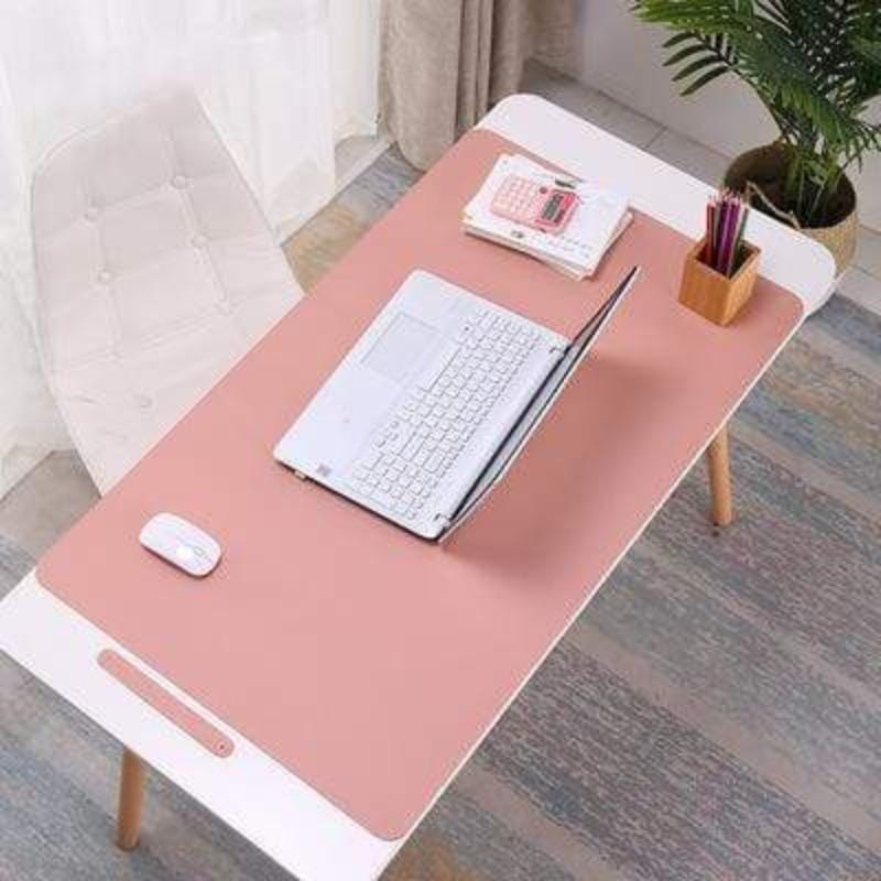 Tapis de Bureau en Cuir PU | Protection et Style pour Espace de Travail