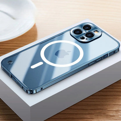 Coque Métallique MagSafe pour iPhone Pro Max | Protection Élégante et Mince
