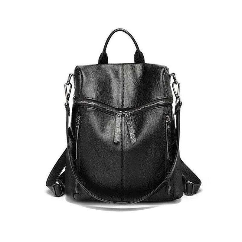 Sac à Dos en Cuir pour Voyage | Compartiments Spacieux et Résistant à l'Eau