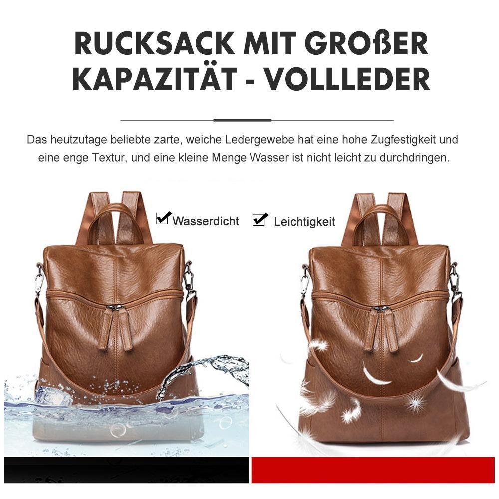 Sac à Dos en Cuir pour Voyage | Compartiments Spacieux et Résistant à l'Eau