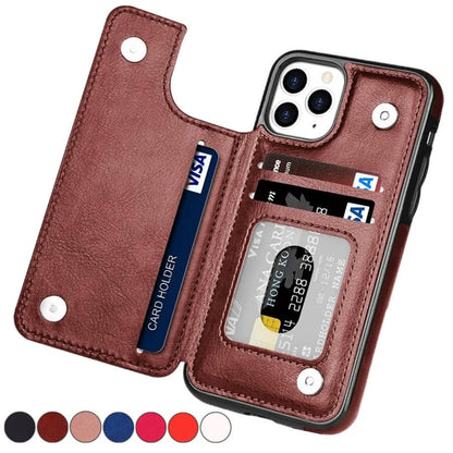 LEDERWALLET - Elegant smartphone case with card slots