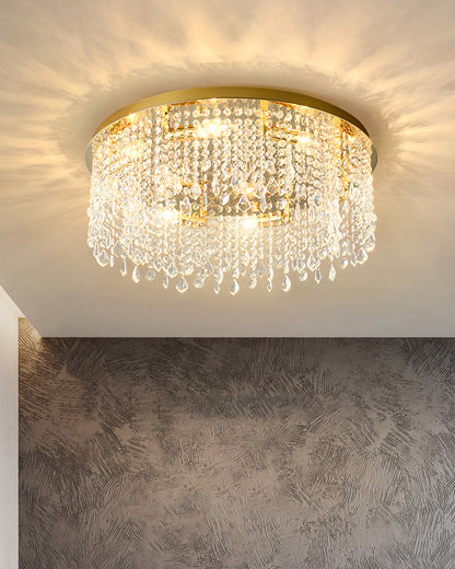 Luminaire de Plafond en Cristal | Élégance et Brillance pour Intérieurs