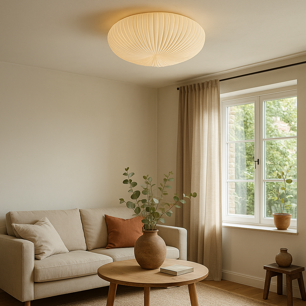 Lampe de Plafond Élégante Moderne | Design Minimaliste et Atmosphère Chaleureuse