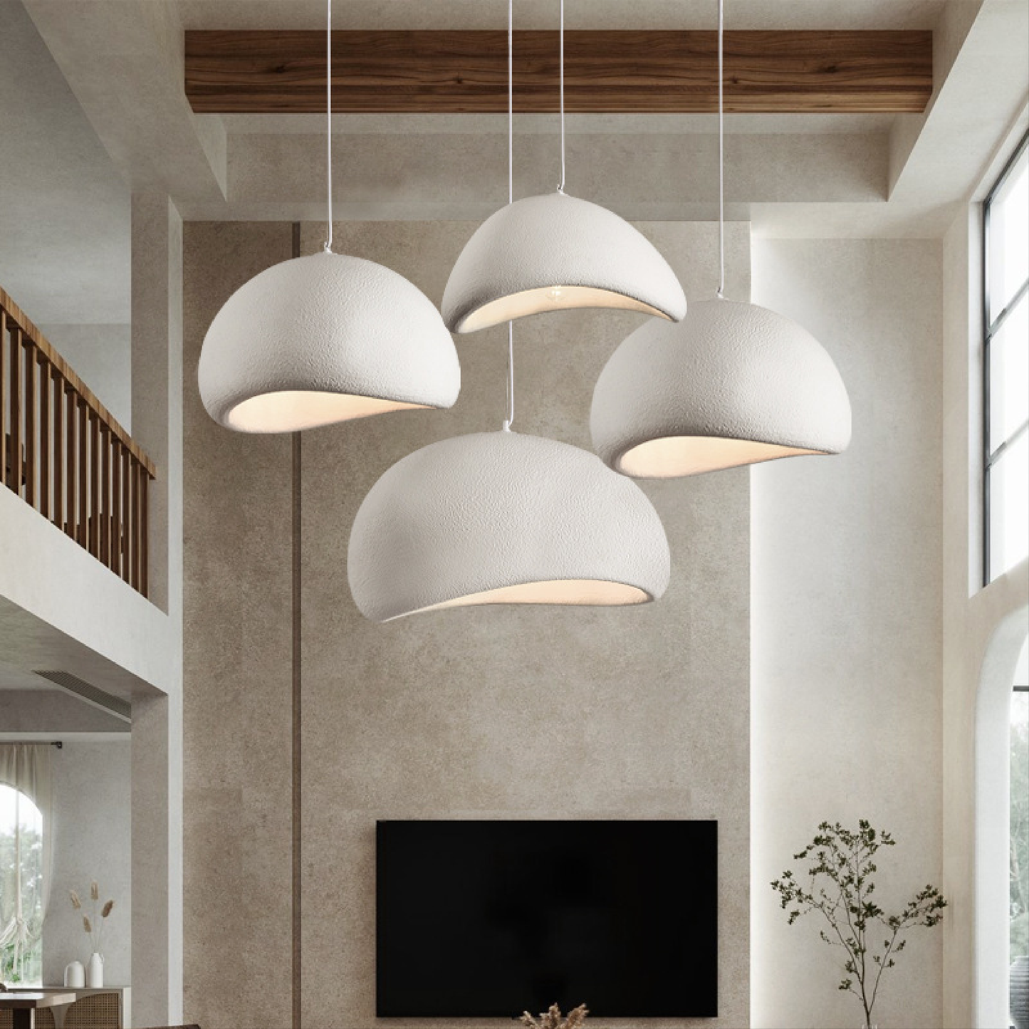 Lampe Suspendue Wabi-Sabi Moderne | Éclairage Élégant et Apaisant