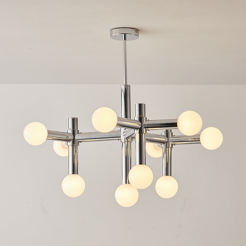 Lustre Bauhaus en Métal | Design Géométrique et Éclairage LED