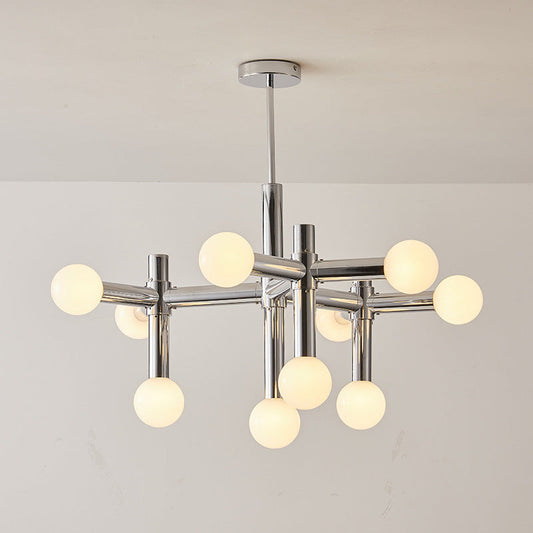 Lustre Bauhaus en Métal | Design Géométrique et Éclairage LED