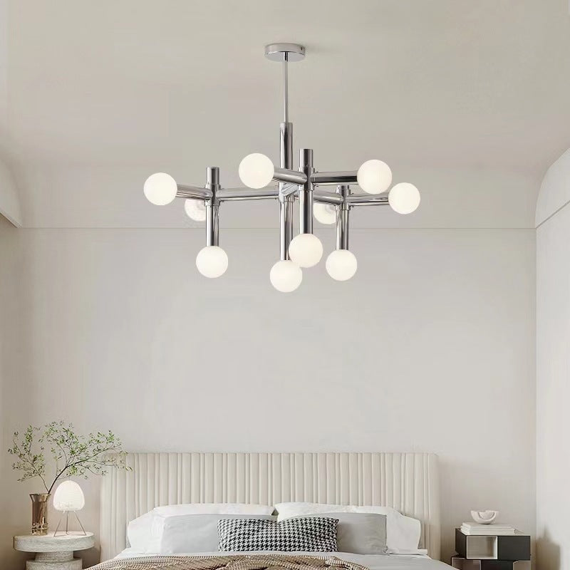 Lustre Bauhaus en Métal | Design Géométrique et Éclairage LED