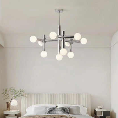 Lustre Bauhaus en Métal | Design Géométrique et Éclairage LED