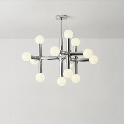 Lustre Bauhaus en Métal | Design Géométrique et Éclairage LED