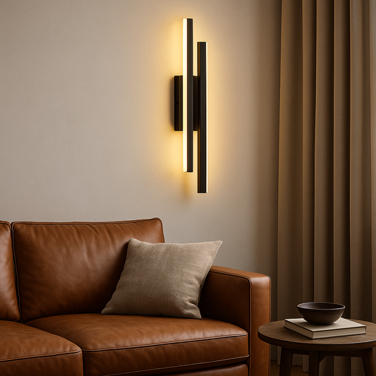 Applique Murale LED Moderne | Design Épuré et Atmosphère Chaleureuse