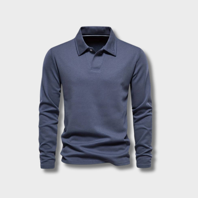 Polo à Manches Longues pour Homme | Élégance et Confort au Quotidien