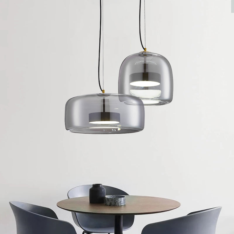 Éclairage en Verre Moderne | Élégance Chic et Accueillante