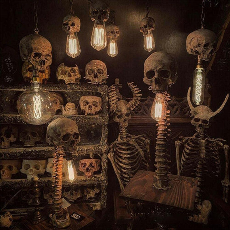 Lampe Crâne LED Gothique | Ambiance Sombre et Effrayante