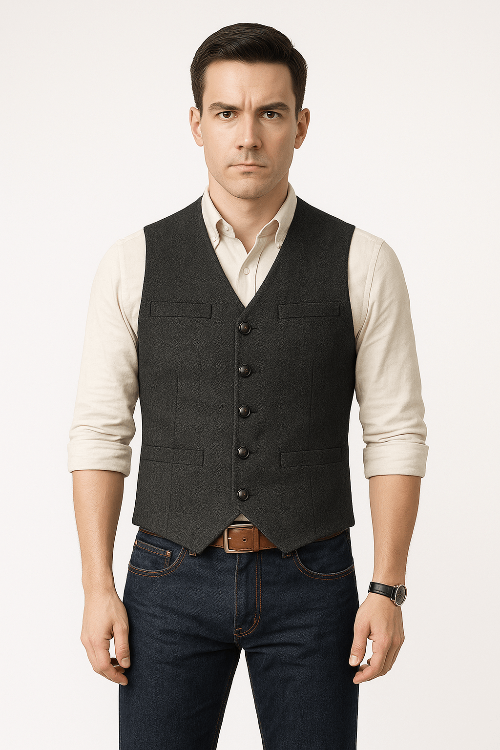 Gilet Blazer Sans Manches Chic | Style Épuré et Polyvalent pour Toutes Occasions