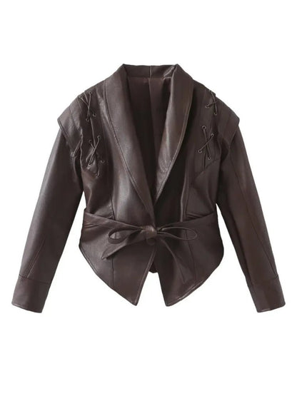 Manteau d'Hiver Élégant pour Femme | Ceinture à Nouer et Look Flatteur