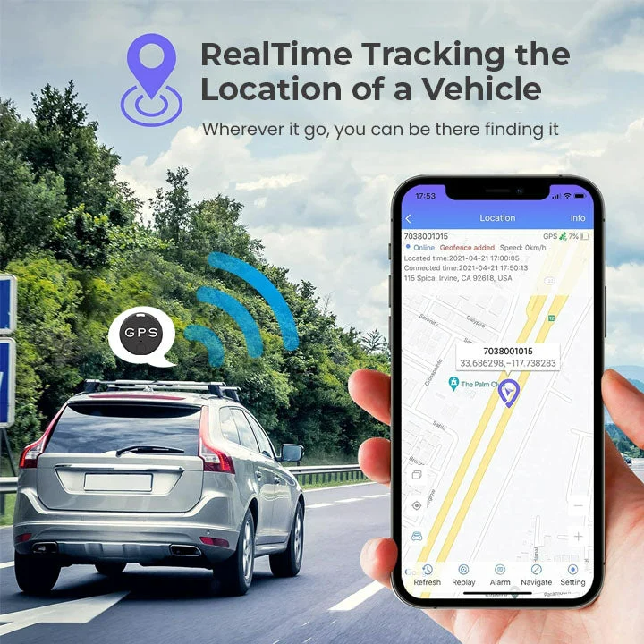 Traceur GPS Magnétique Compact | Suivi en Temps Réel et Autonomie Longue Durée