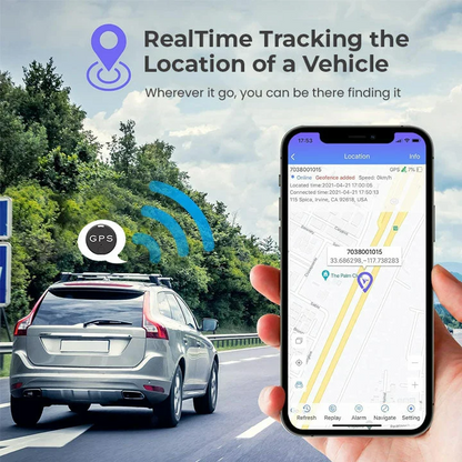 Traceur GPS Magnétique Compact | Suivi en Temps Réel et Autonomie Longue Durée
