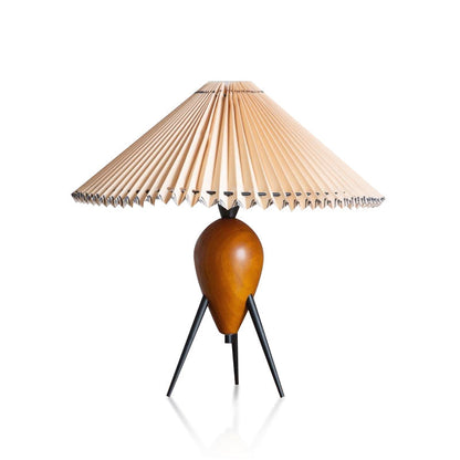 Lampe LED Trépied en Bois | Élégance Naturelle et Style Contemporain