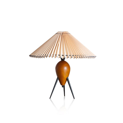 Lampe LED Trépied en Bois | Élégance Naturelle et Style Contemporain