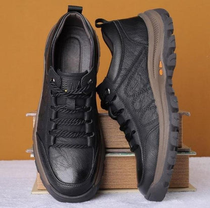 Chaussures Orthopédiques en Cuir pour Hommes | Confort et Style pour Activités Extérieures