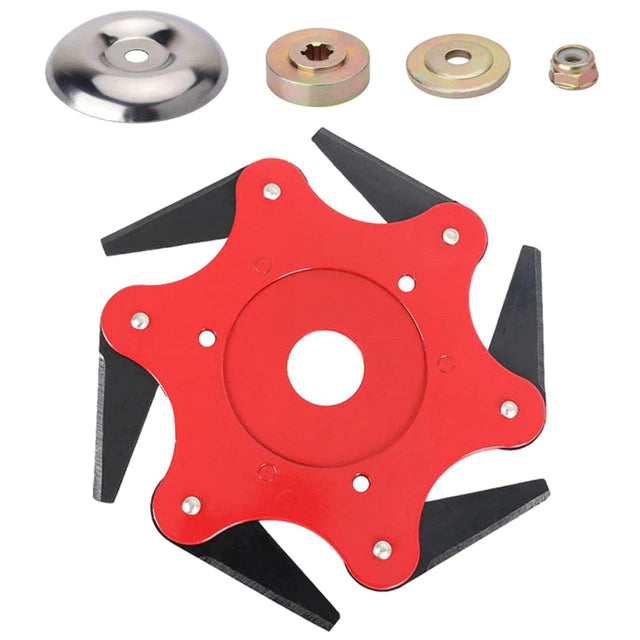 Tête de Taille-Haie à 6 Lames | Durable et Facile à Installer