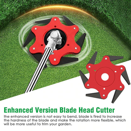 Tête de Taille-Haie à 6 Lames | Durable et Facile à Installer
