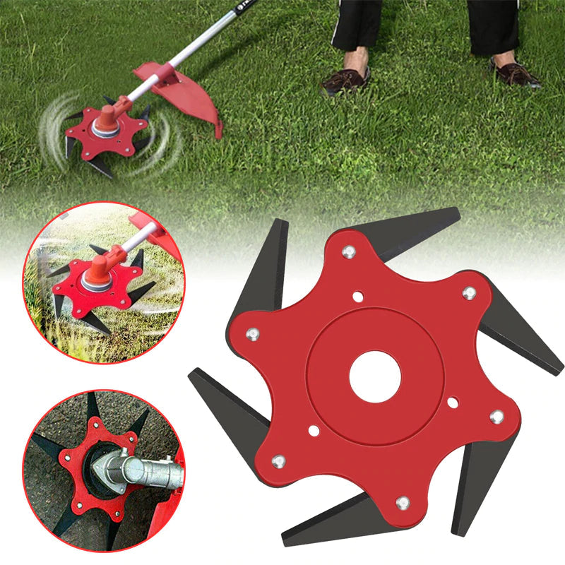 Tête de Taille-Haie à 6 Lames | Durable et Facile à Installer