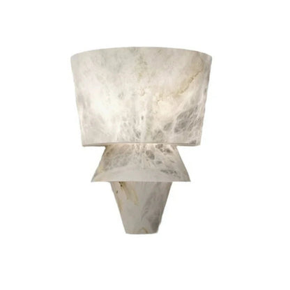 Applique Murale en Marbre Naturel | Éclairage LED Élégant et Durable