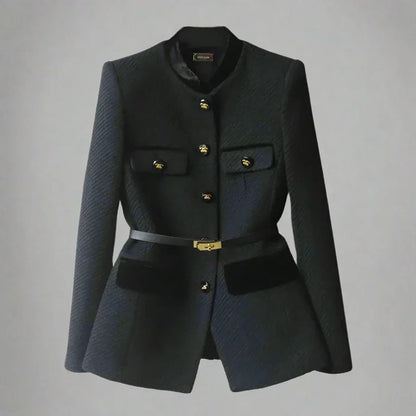 Manteau en Laine Mi-Long pour Femmes | Élégance Classique et Confort Optimal