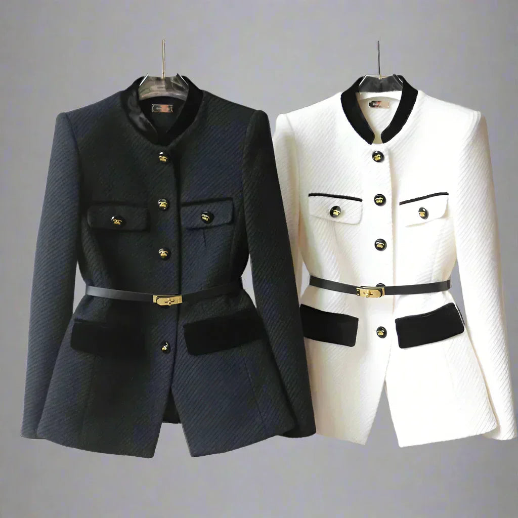Manteau en Laine Mi-Long pour Femmes | Élégance Classique et Confort Optimal