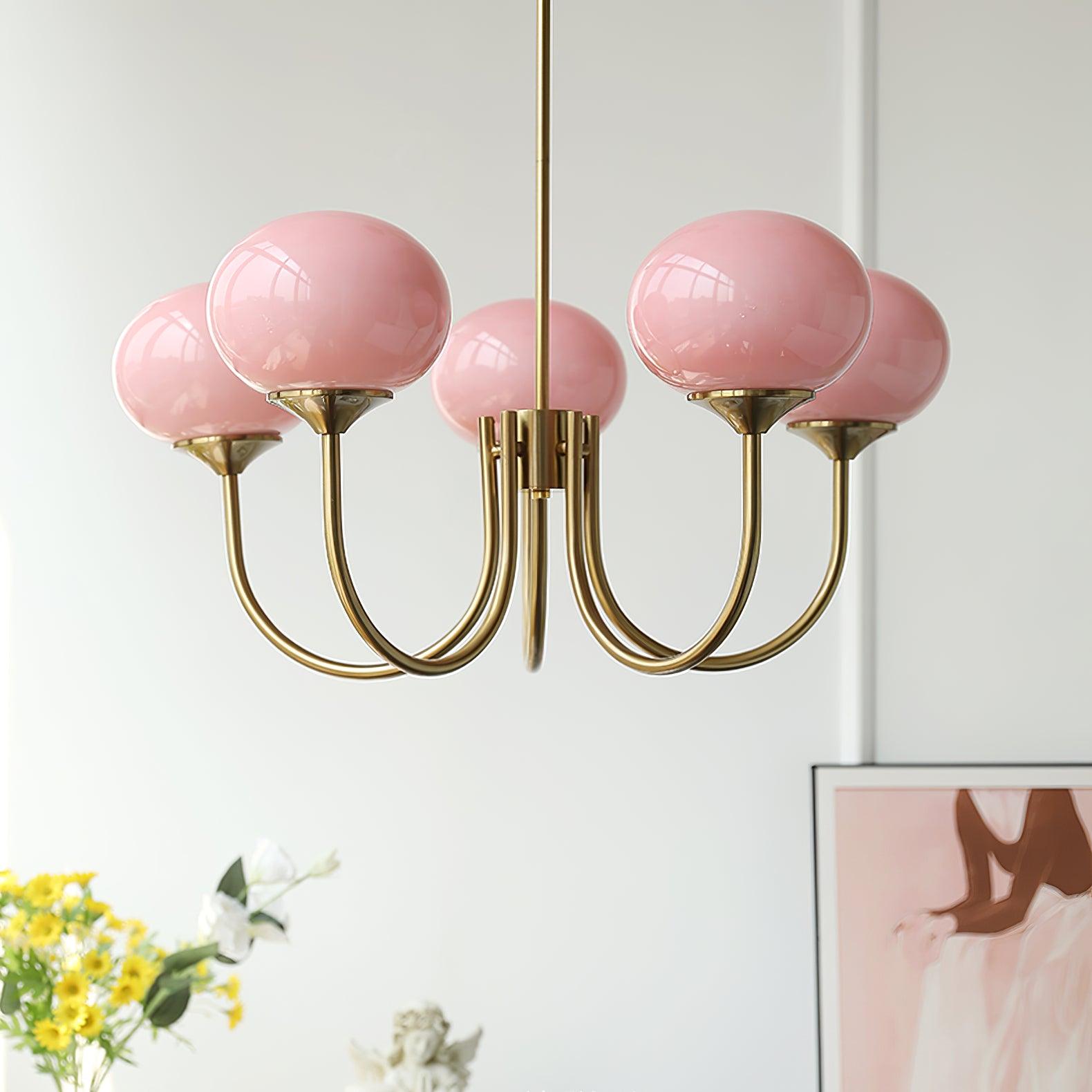 Suspension Chic en Guimauve | Éclat Doux et Élégant pour Intérieur