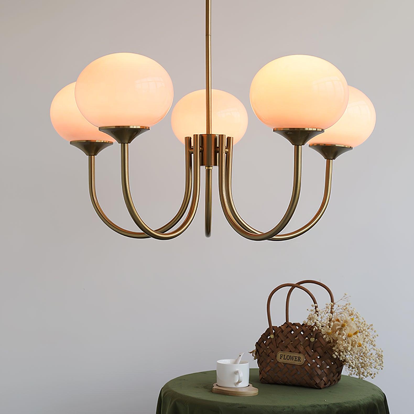 Suspension Chic en Guimauve | Éclat Doux et Élégant pour Intérieur