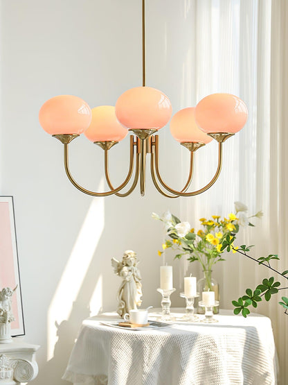 Suspension Chic en Guimauve | Éclat Doux et Élégant pour Intérieur