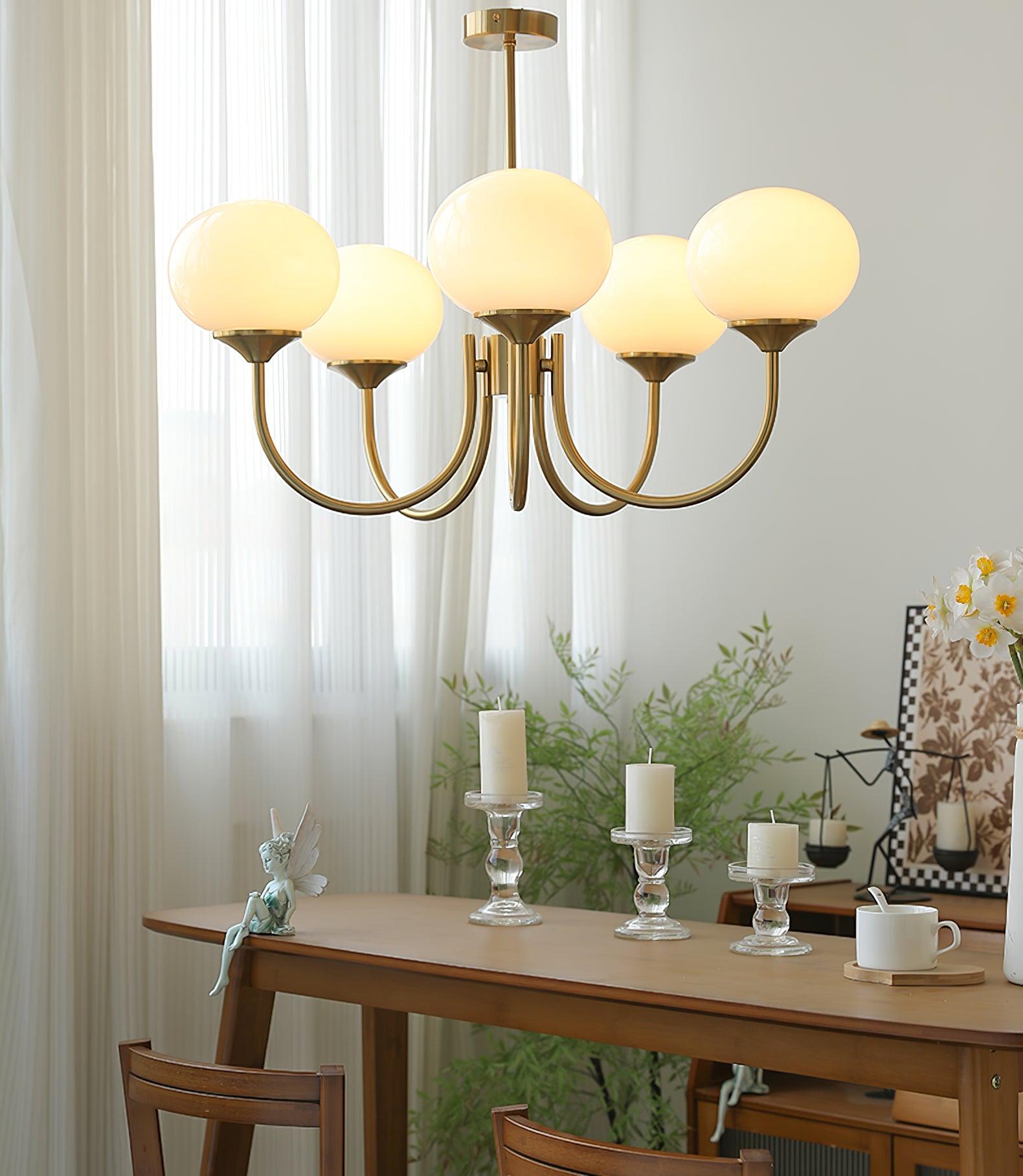 Suspension Chic en Guimauve | Éclat Doux et Élégant pour Intérieur