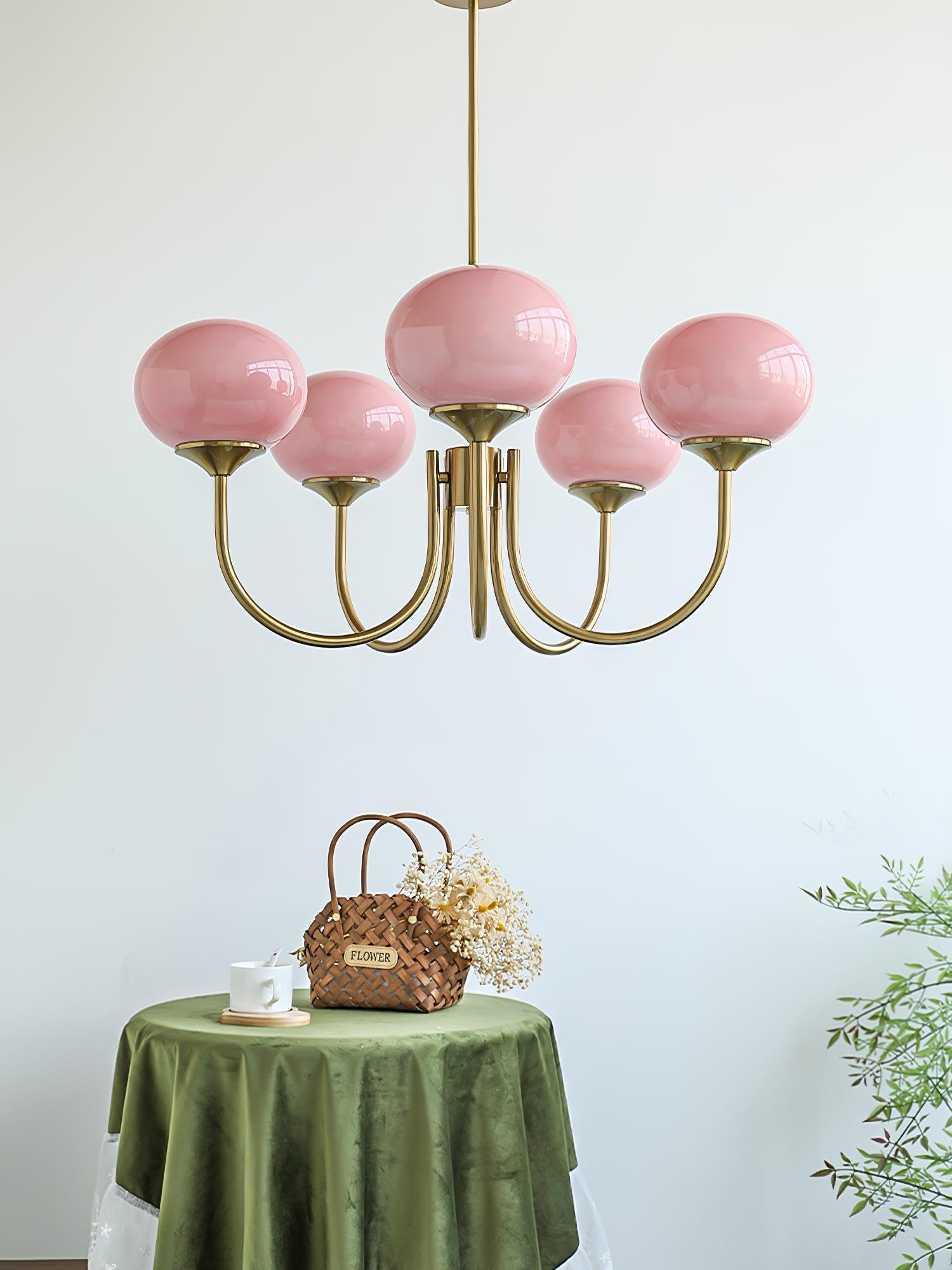 Suspension Chic en Guimauve | Éclat Doux et Élégant pour Intérieur