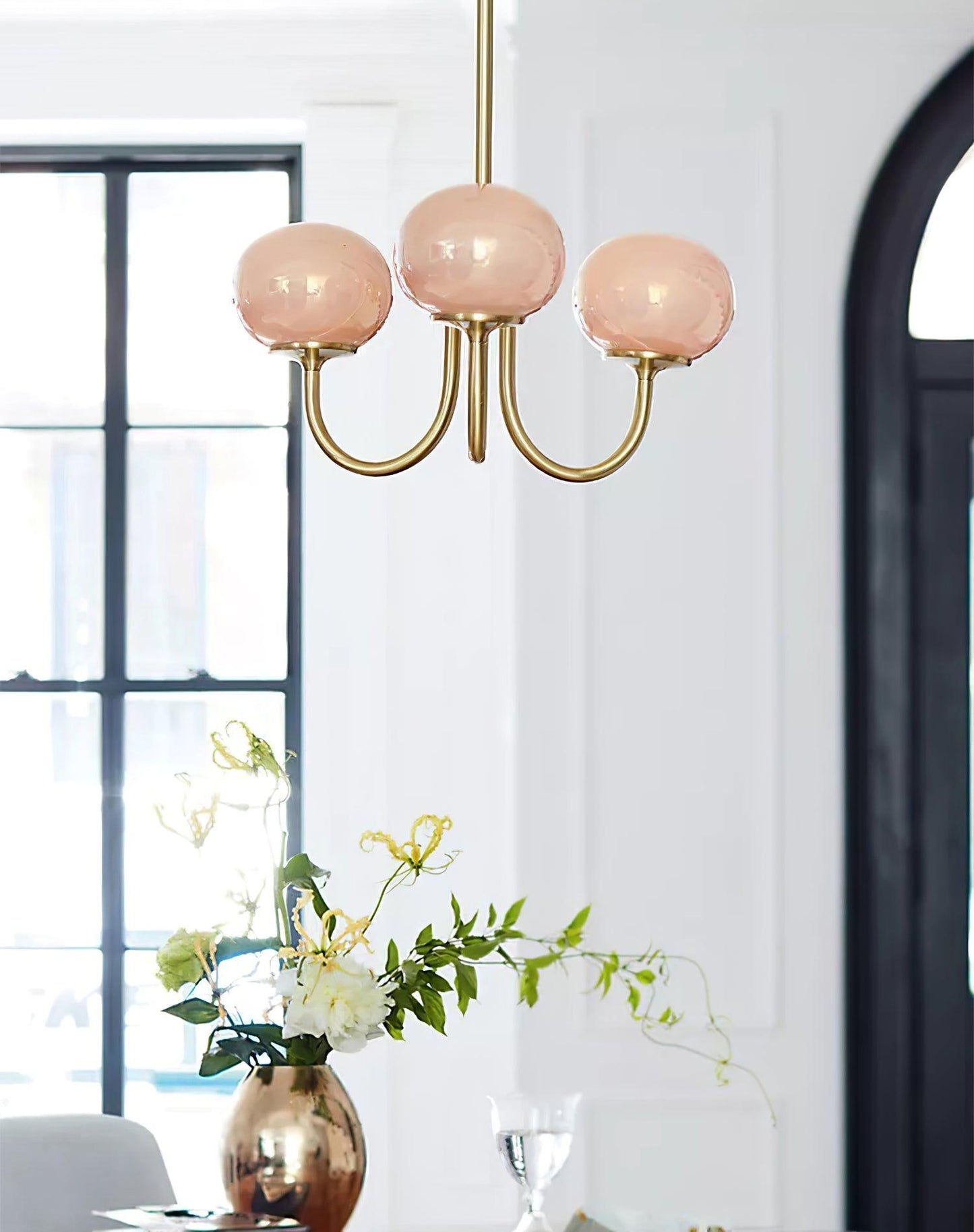 Suspension Chic en Guimauve | Éclat Doux et Élégant pour Intérieur