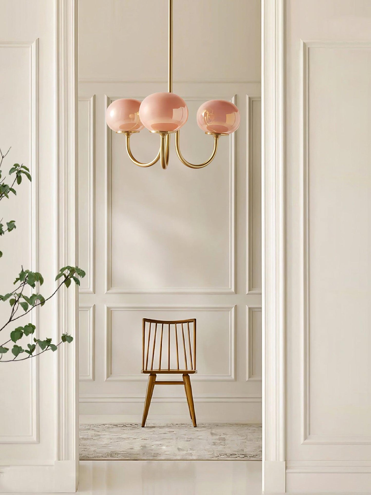 Suspension Chic en Guimauve | Éclat Doux et Élégant pour Intérieur