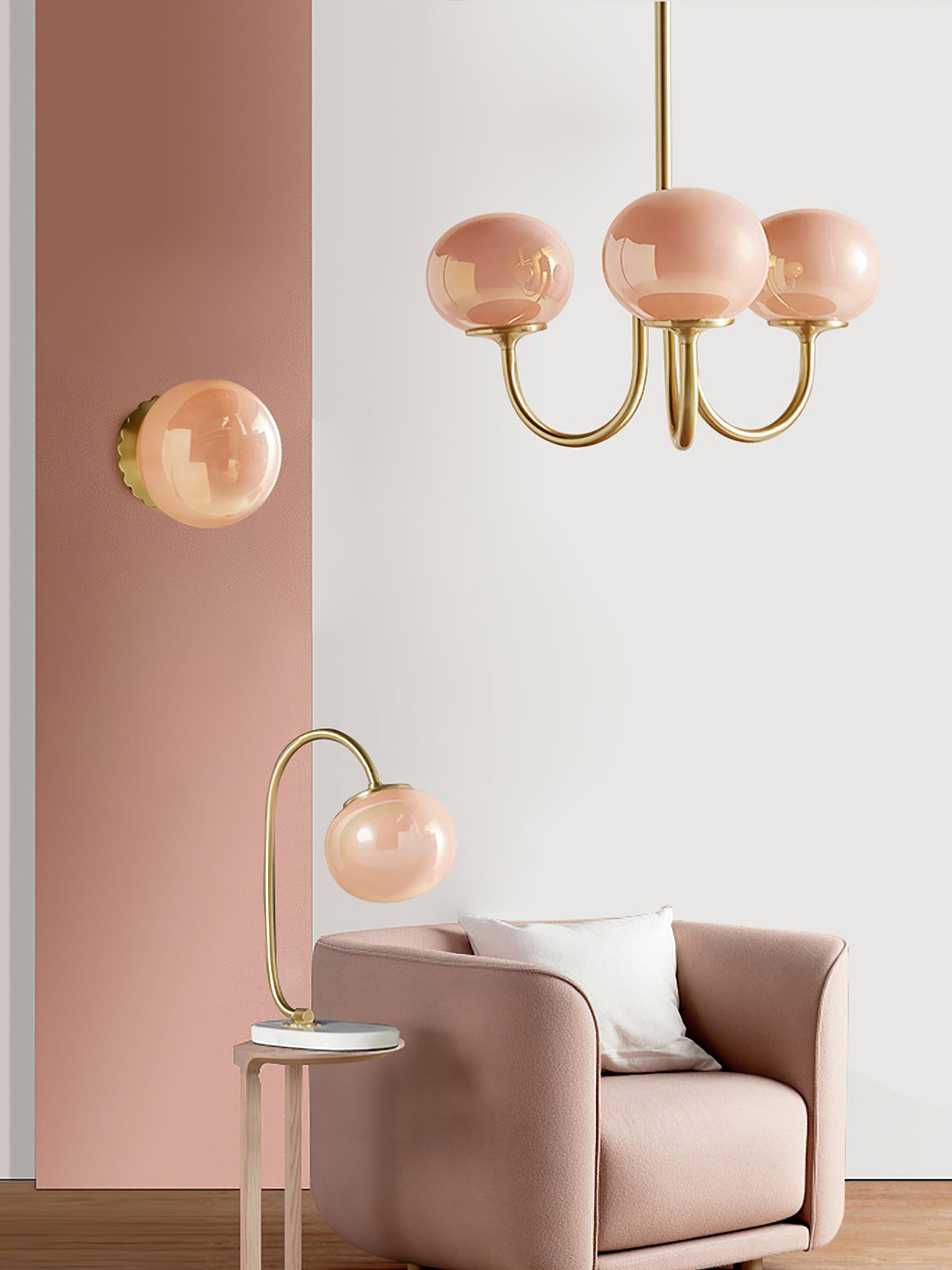 Suspension Chic en Guimauve | Éclat Doux et Élégant pour Intérieur