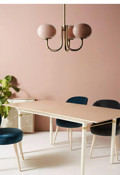 Suspension Chic en Guimauve | Éclat Doux et Élégant pour Intérieur