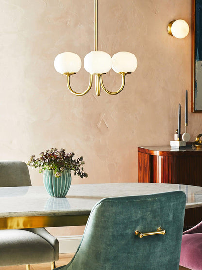 Suspension Chic en Guimauve | Éclat Doux et Élégant pour Intérieur