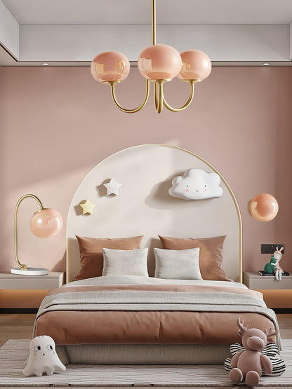 Suspension Chic en Guimauve | Éclat Doux et Élégant pour Intérieur