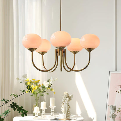 Suspension Chic en Guimauve | Éclat Doux et Élégant pour Intérieur