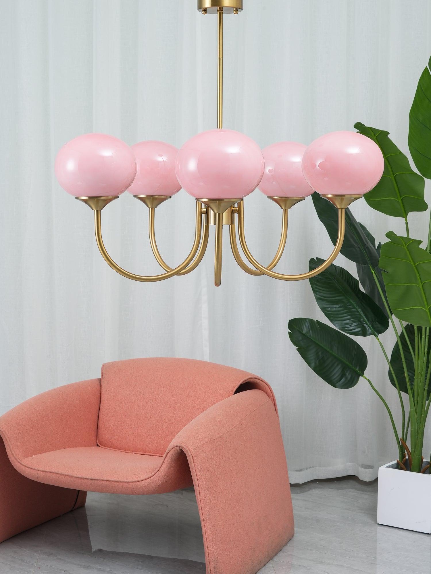 Suspension Chic en Guimauve | Éclat Doux et Élégant pour Intérieur