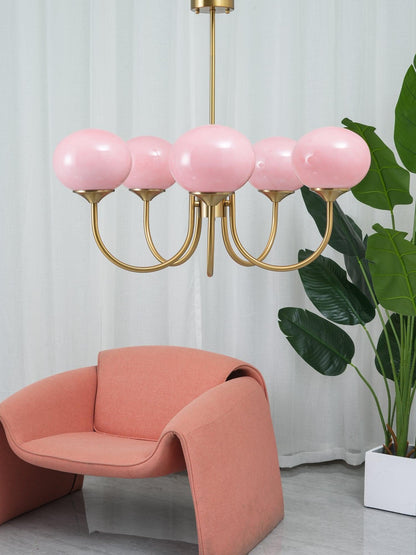 Suspension Chic en Guimauve | Éclat Doux et Élégant pour Intérieur