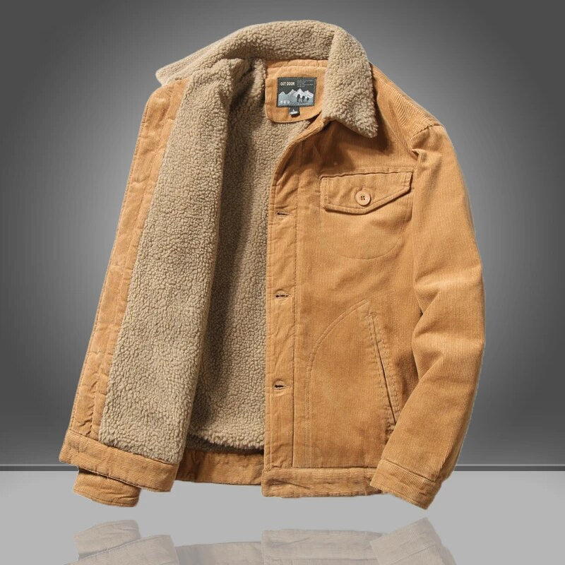 Veste d'hiver pour Hommes | Doublure en Polaire Douce et Chaude