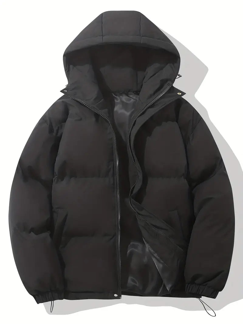 Veste à Capuche d'Hiver Chic | Confort Douillet et Style Polyvalent