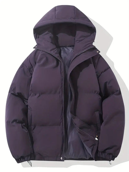 Veste à Capuche d'Hiver Chic | Confort Douillet et Style Polyvalent