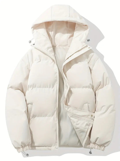 Veste à Capuche d'Hiver Chic | Confort Douillet et Style Polyvalent