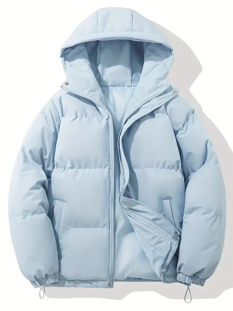 Veste à Capuche d'Hiver Chic | Confort Douillet et Style Polyvalent